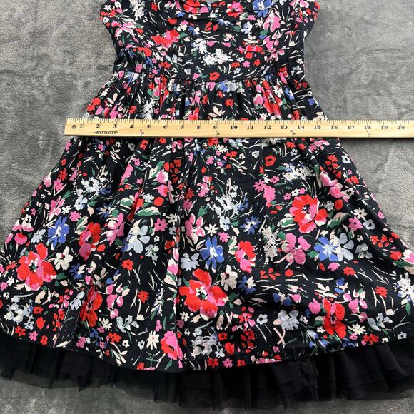 Free People Dress Women 2 Sunkissed Summer Mini Boho Coquette Floral Tulle - Picture 13 of 16